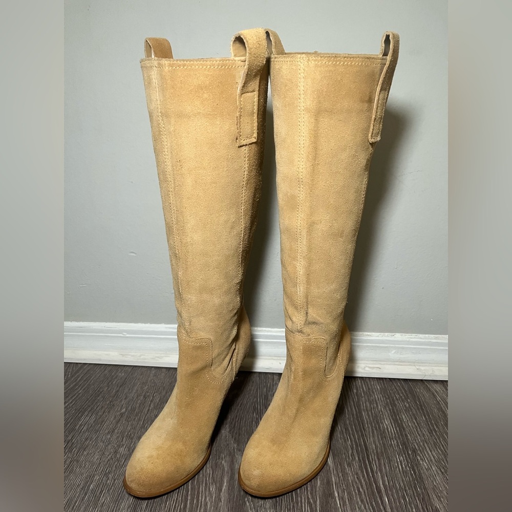 Tan Knee-High Boots